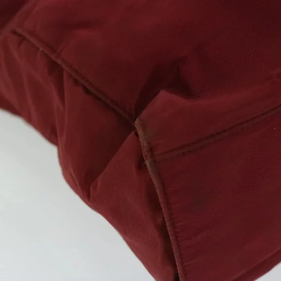 PRADA Hand Bag Nylon Red Auth ar11518 - Picture 5 of 16